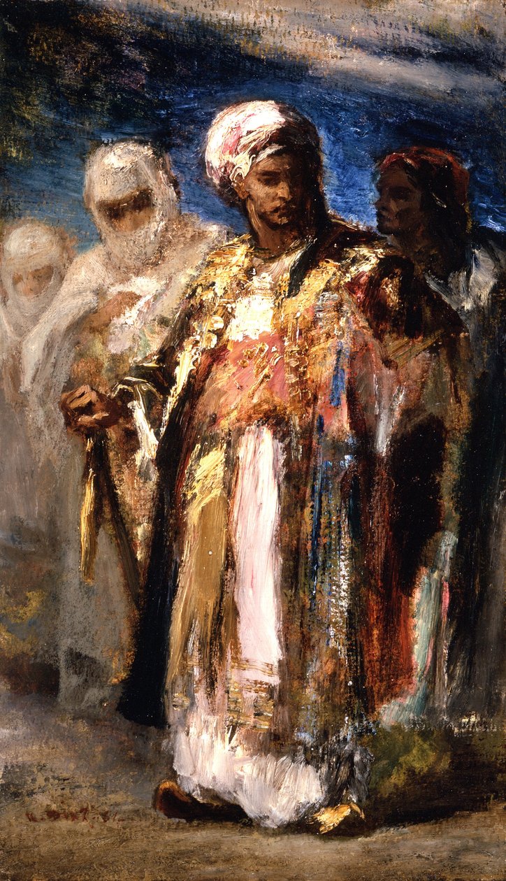 Muži v orientálních kostýmech, kolem roku 1845 od Narcisse Virgile Diaz de la Peña