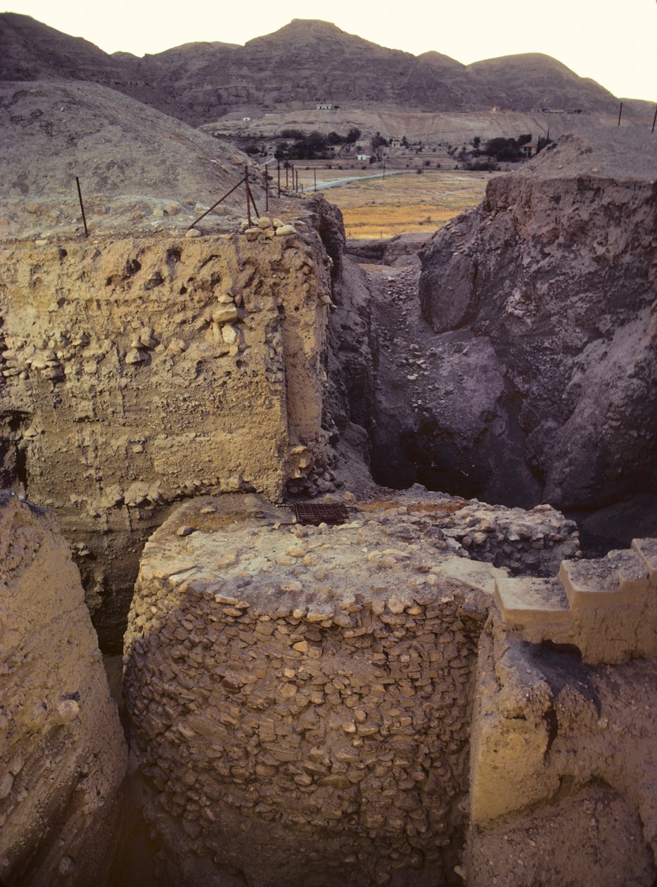 Výkop na neolitické archeologické lokalitě Jericho od Nathan Benn
