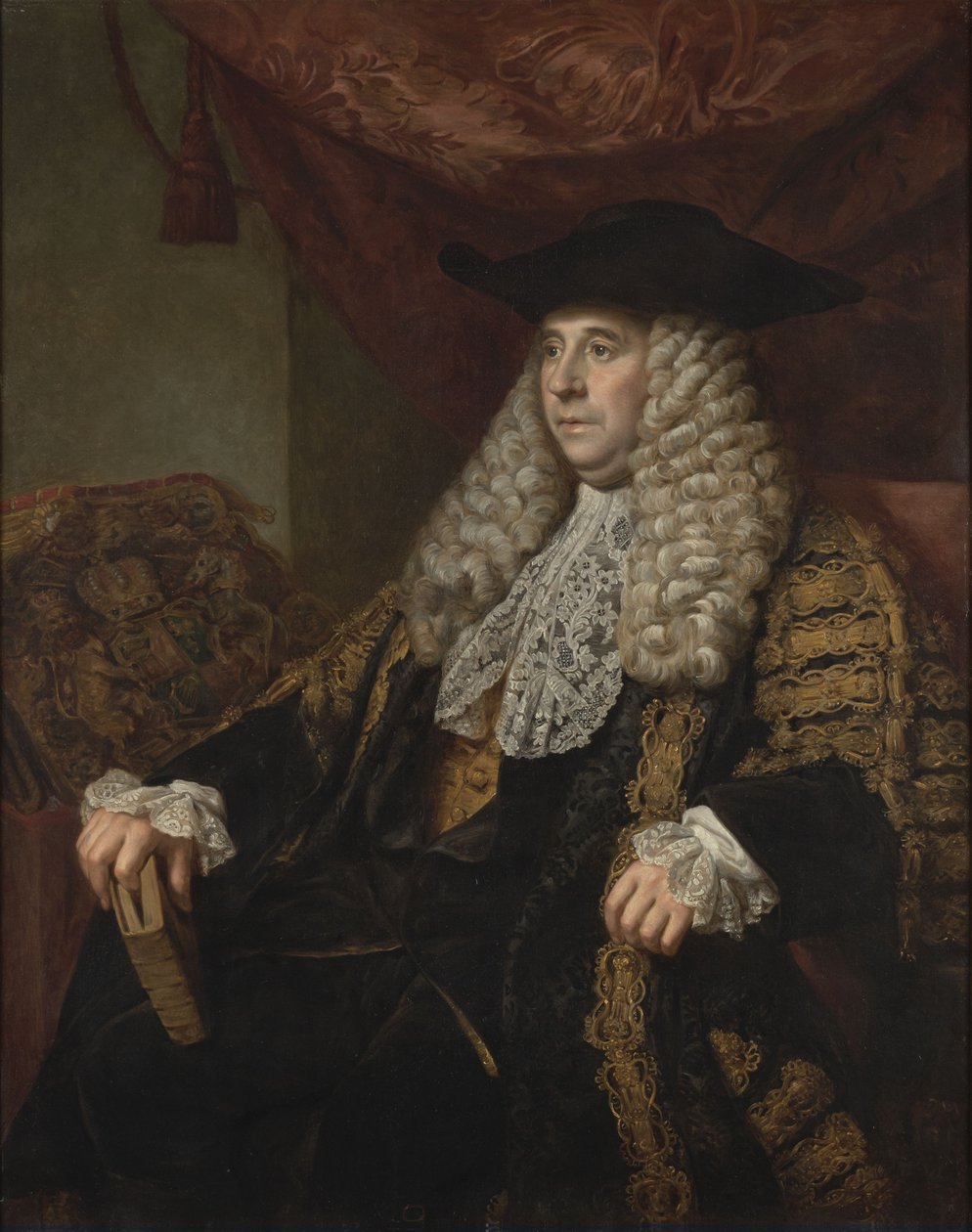 Portrét sira Charlese Pratta, 1. hrabě Camden (1714-1794) od Nathaniel Dance Holland