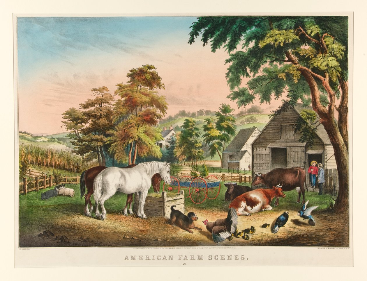 Americké farmářské scény./ č. 3 od Nathaniel Currier