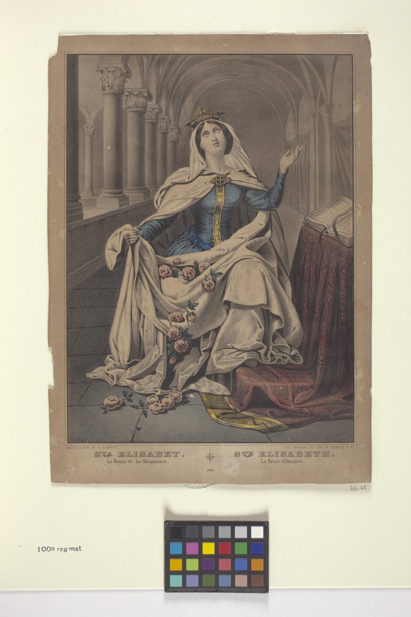 Svatá Alžběta (inkoust, tužka) od Nathaniel Currier