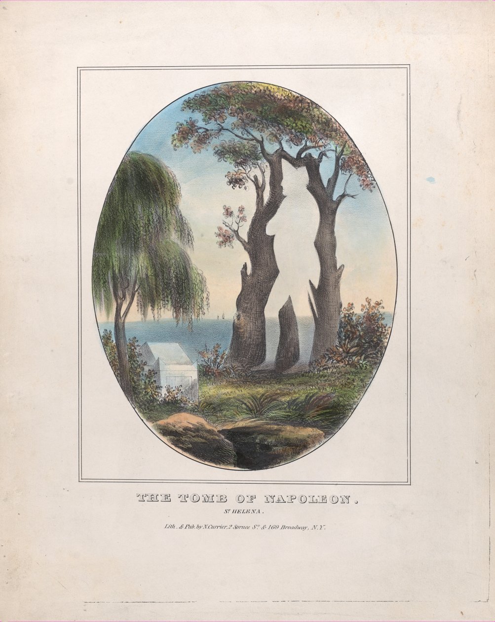 Napoleonova hrobka, 1833-88., 1833-88. od Nathaniel Currier