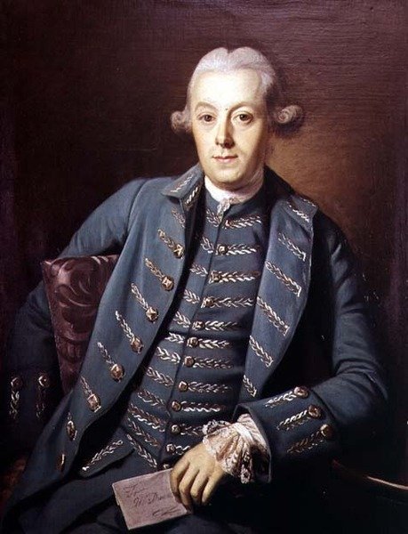 Portrét Charlese Broughtona od Nathaniel Dance Holland