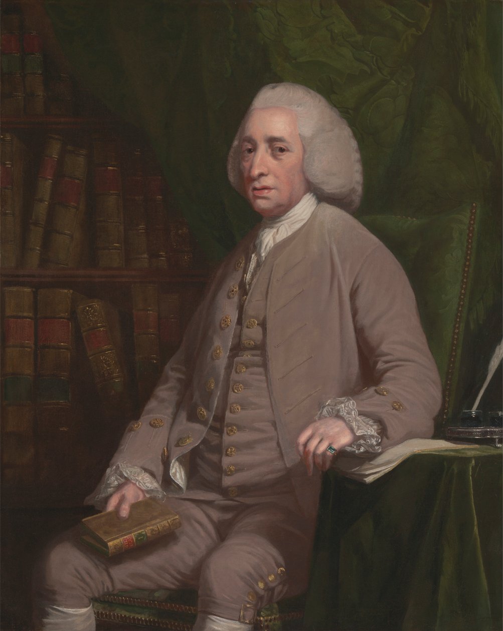 Tobias Smollett od Nathaniel Dance