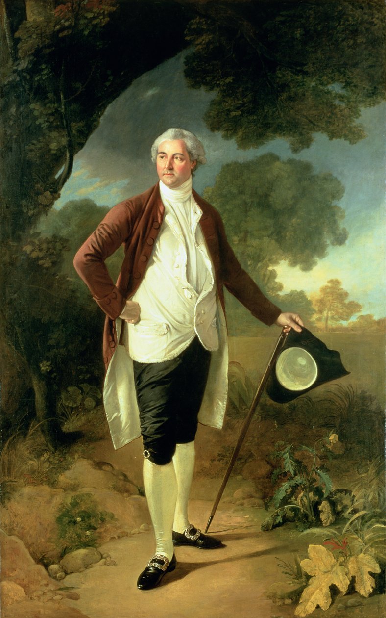 Portrét Davida Garricka od Nathaniel Dance Holland