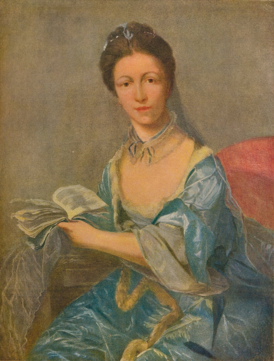 Fanny Burney Mme. DArblay, c1780, 1920. od Nathaniel Hone