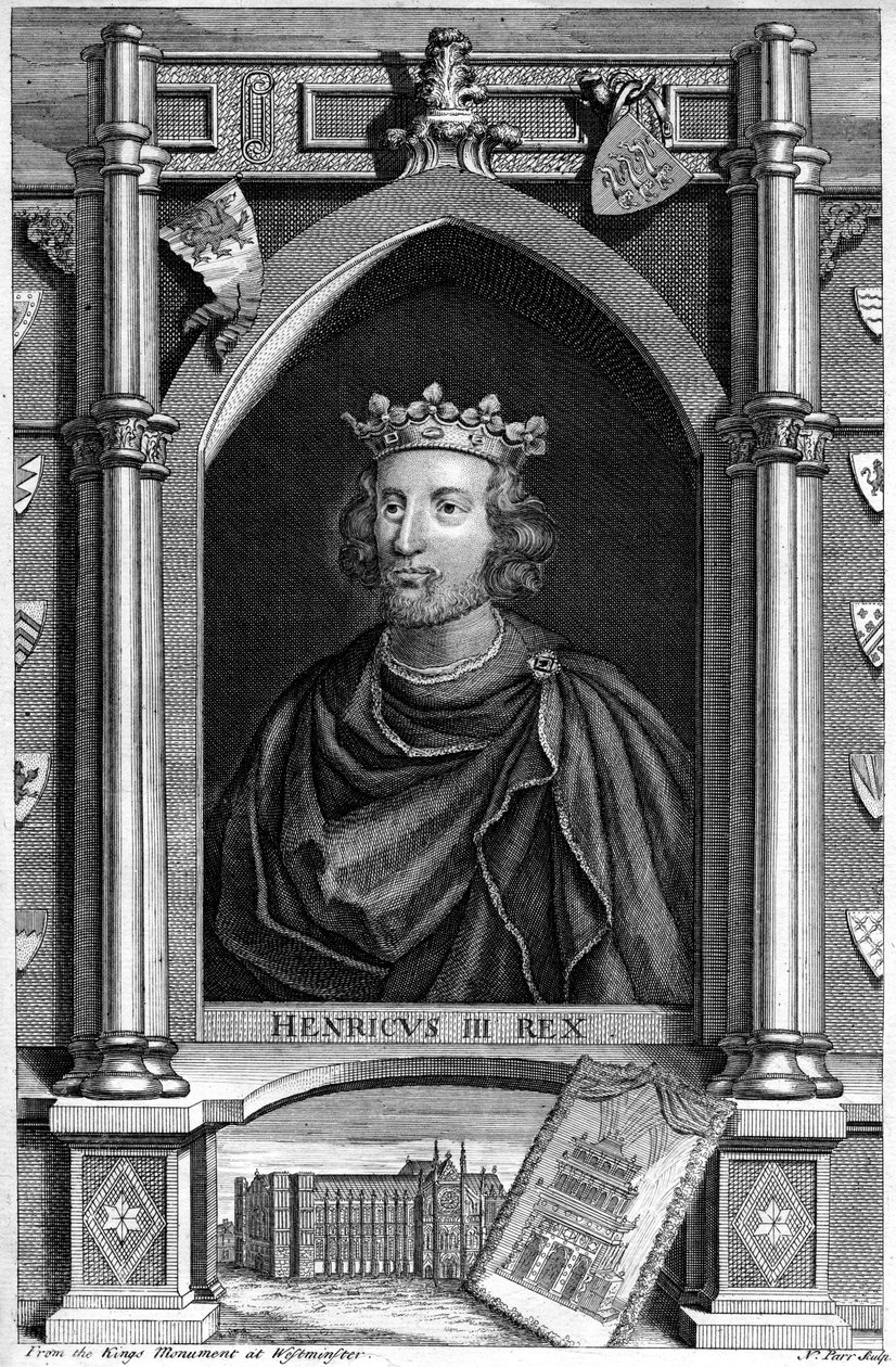 Jindřich III., král Anglie. od Nathaniel Parr