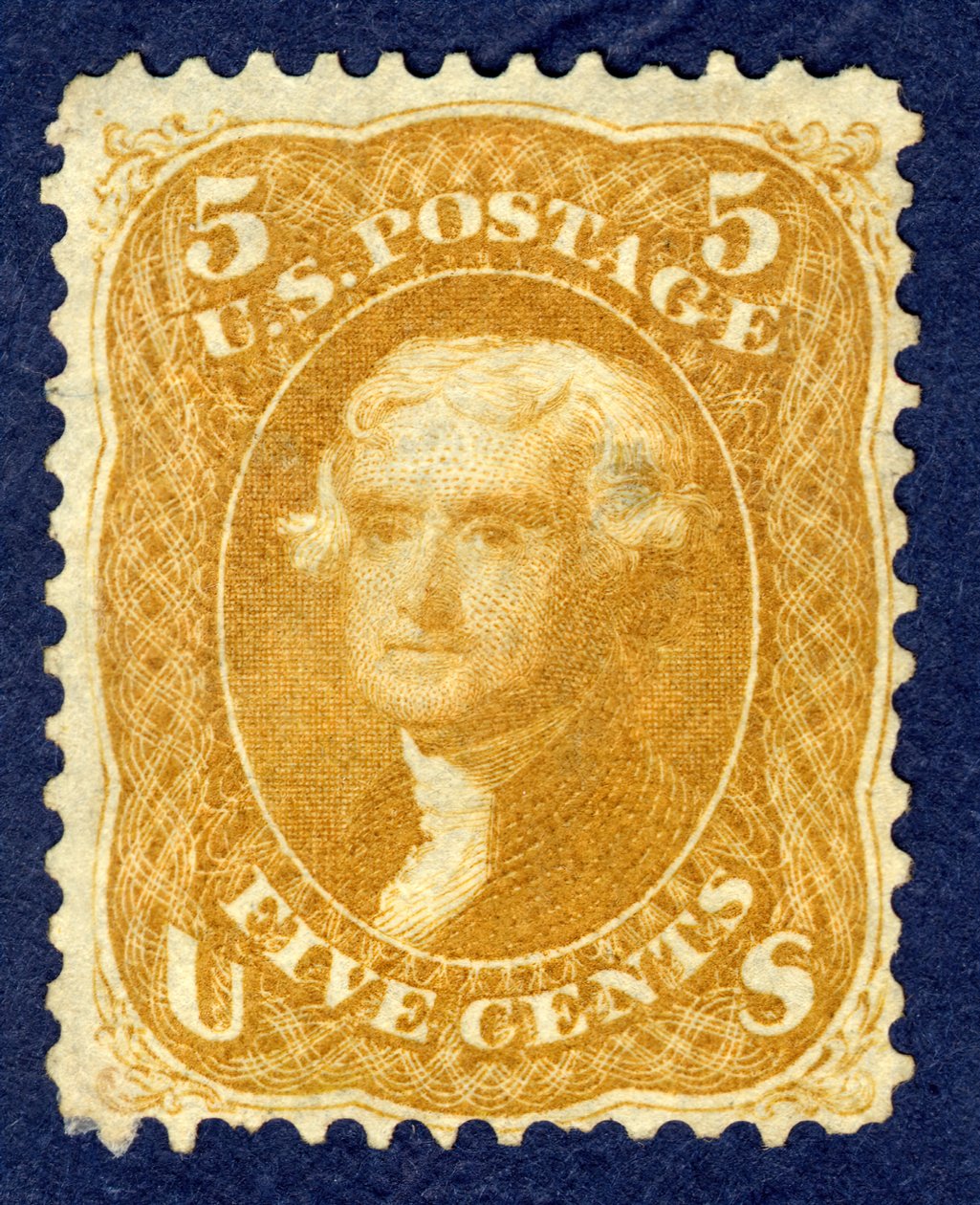 5c Jefferson svobodný, 1861. od National Bank Note Company