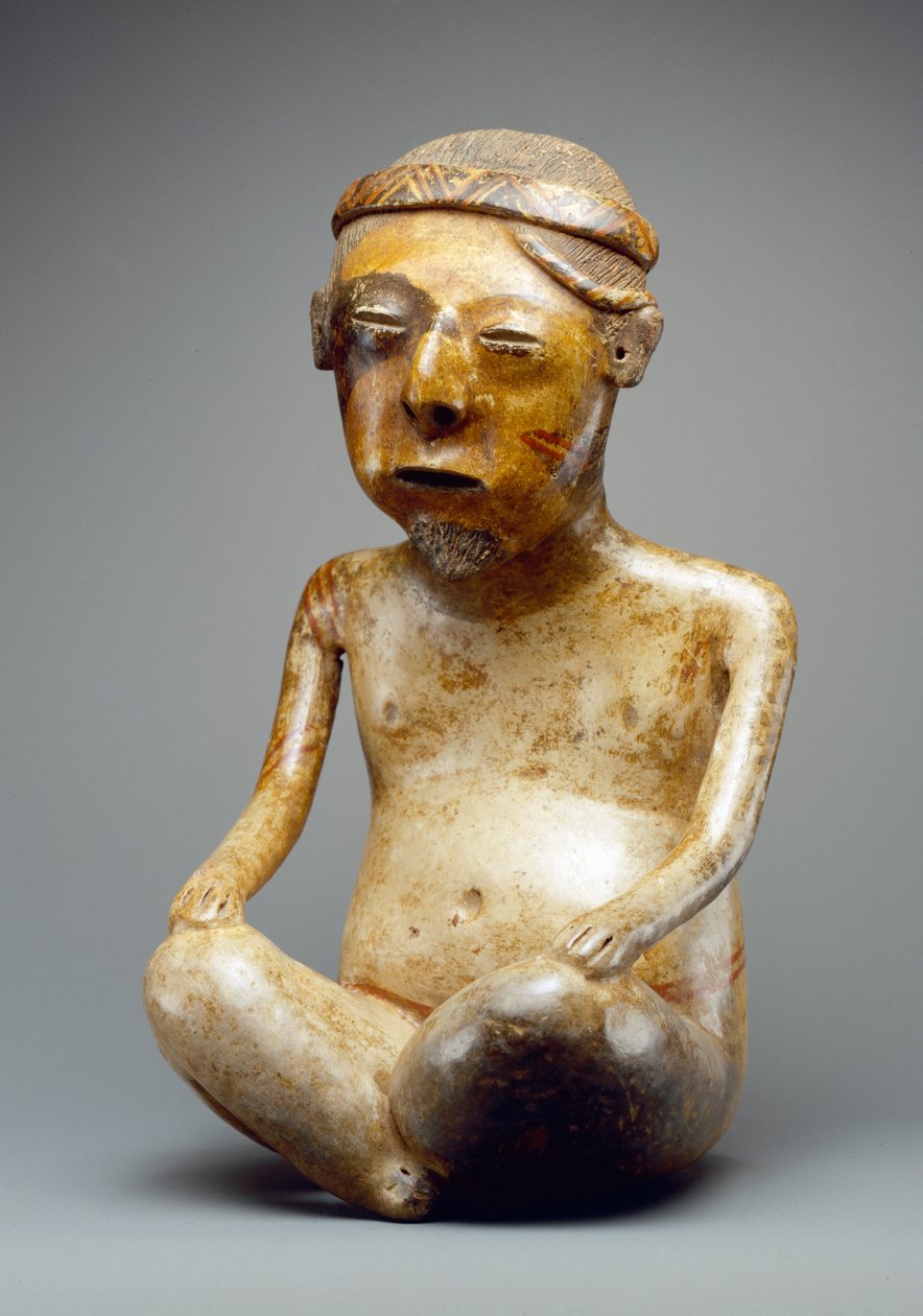 Sedící samec (kamenina) (pár k 422933) od Nayarit