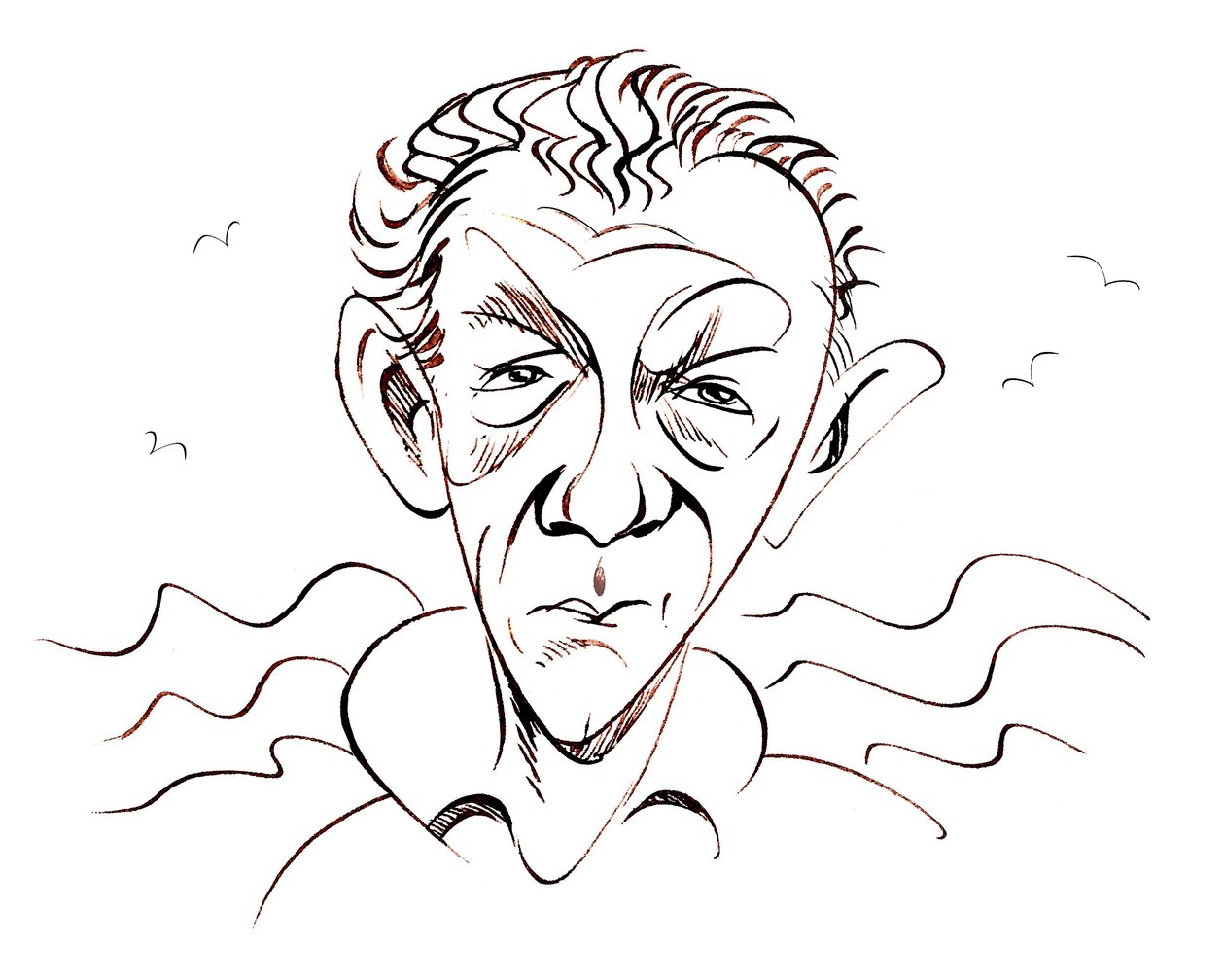 Benjamin Britten , anglický skladatel, dirigent a pianista, 22. listopadu 1913 - 4. prosince 1976 od Neale Osborne