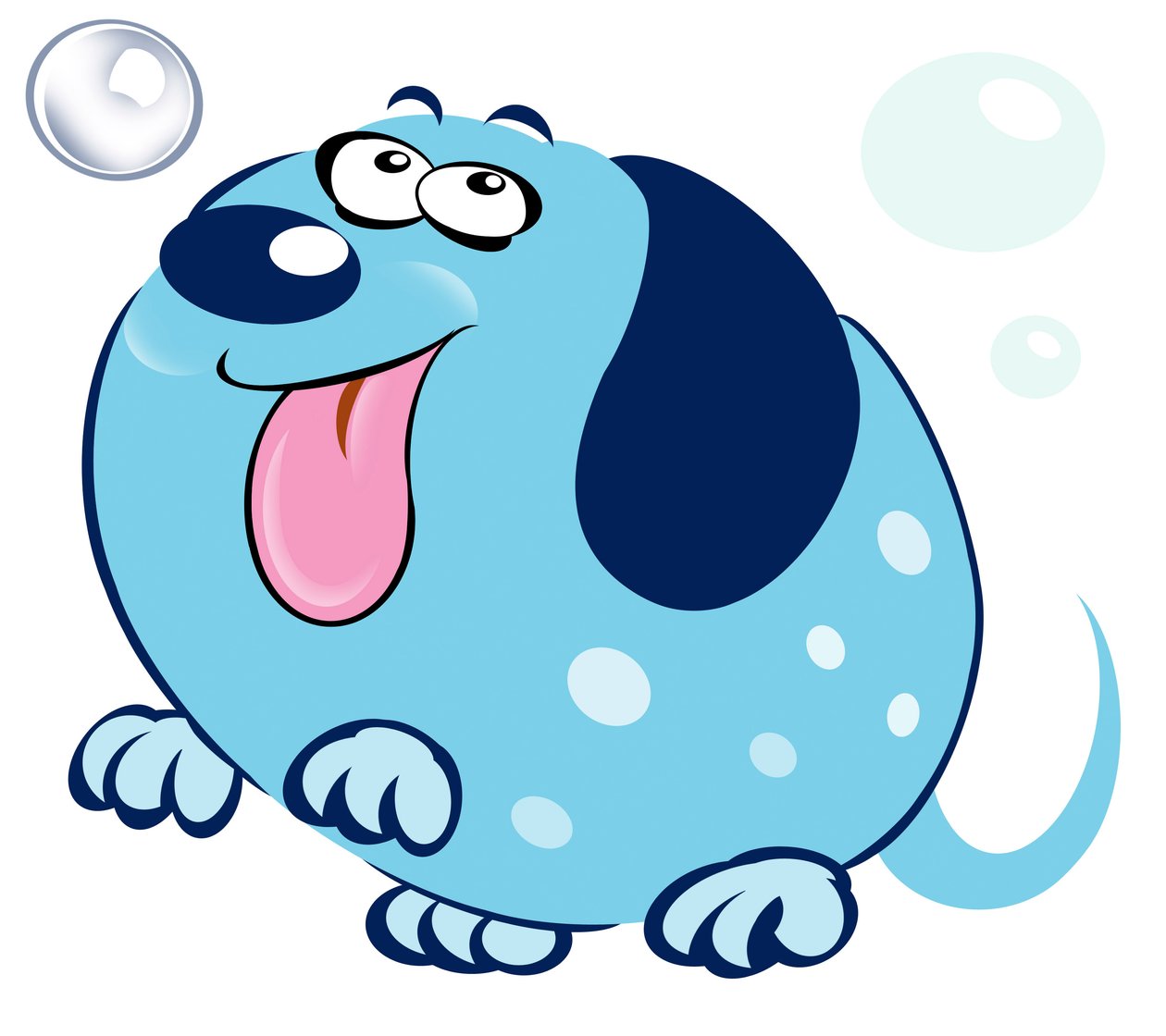 Bubbly Dog - karikatury od Neale Osborne