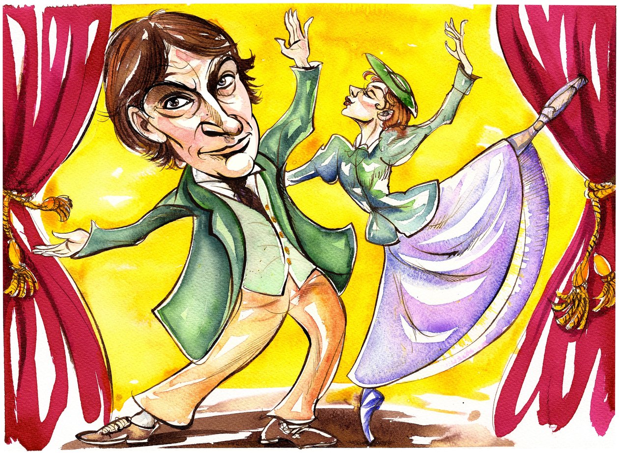 David Bintley - karikatura od Neale Osborne