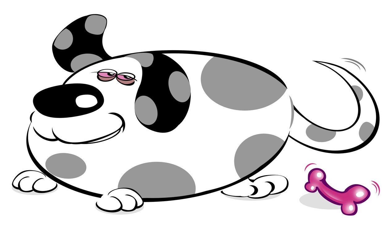 Dotty dog - karikatura od Neale Osborne