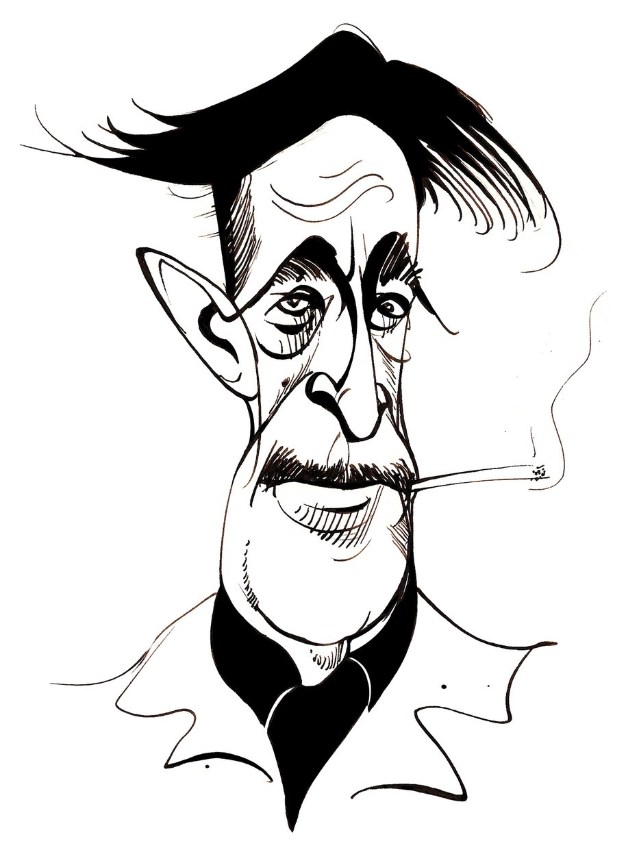 George Orwell - karikatura od Neale Osborne