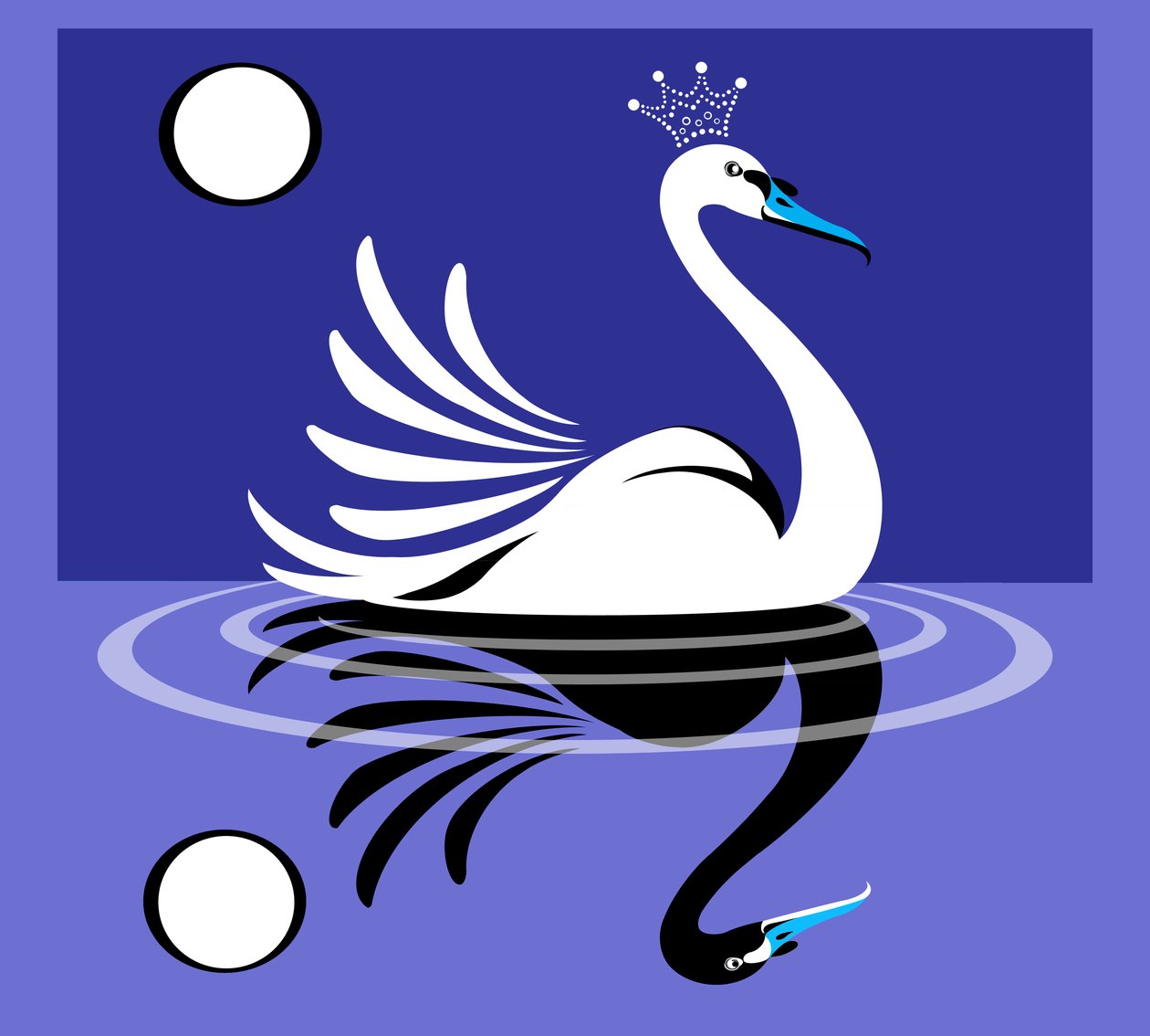 Labutí jezero, 2019 od Neale Osborne