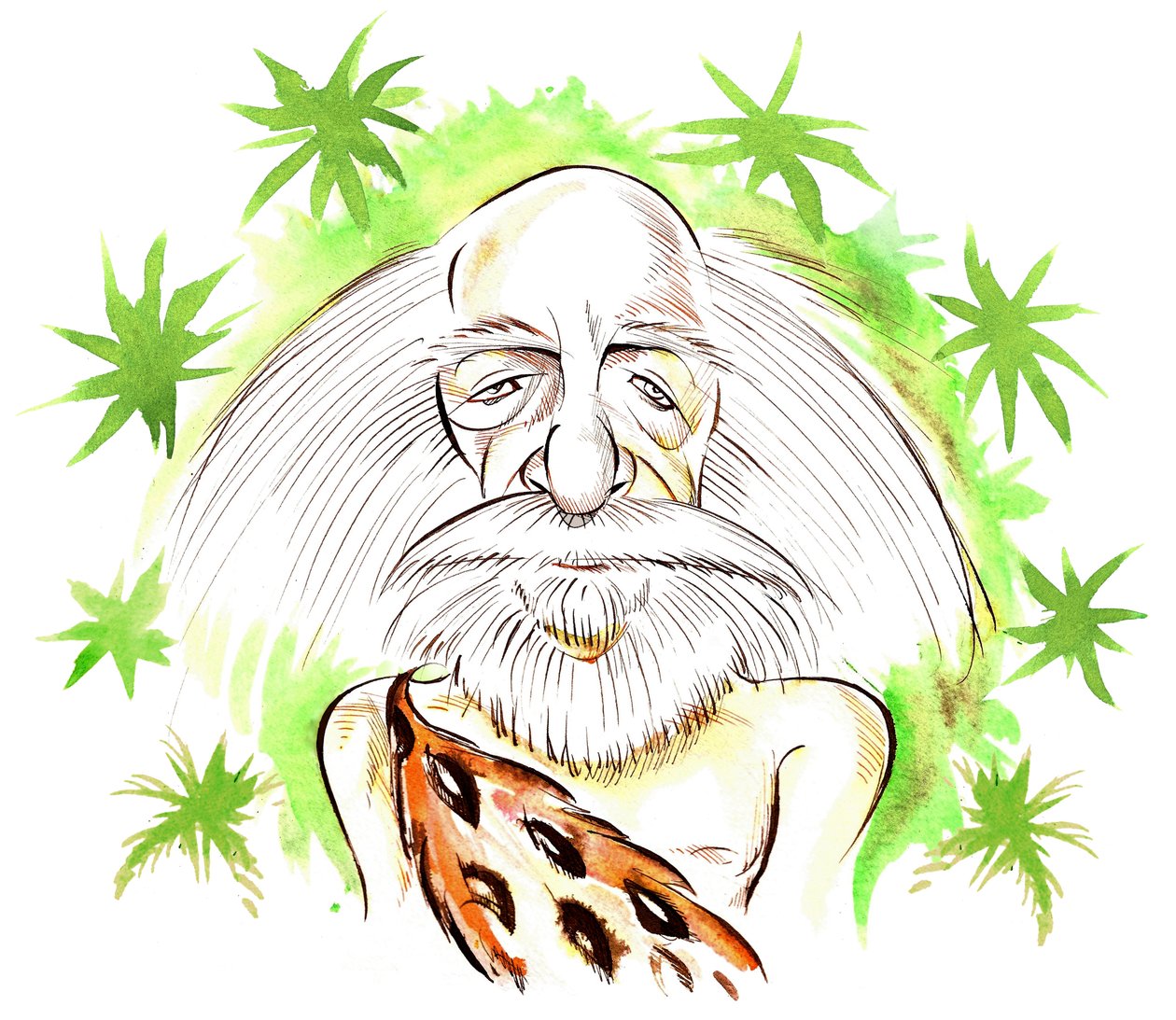 William Golding , anglický spisovatel, 1911-1993 od Neale Osborne