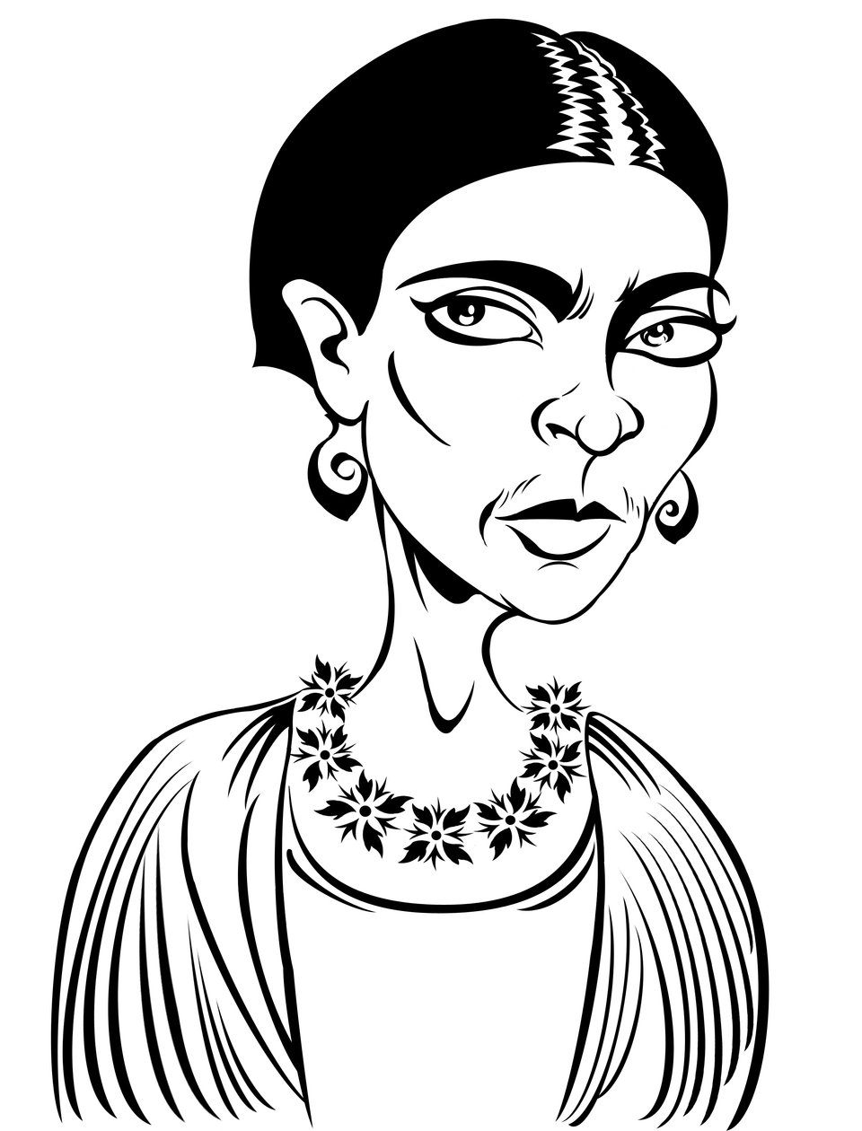Frida Kahlo (digitální) od Neale Osborne