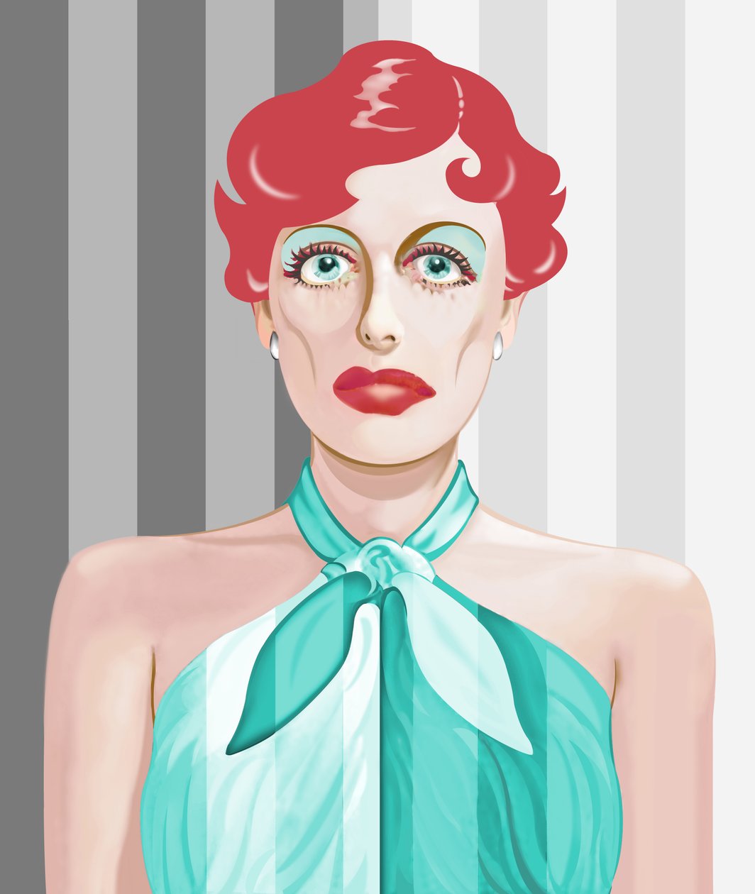 Joan Crawford, 2021 (digitální) od Neale Osborne