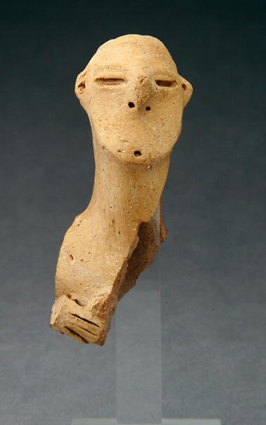 Hlava idolu, 400–300 př. n. l. (keramika) od Neolithic Neolithic