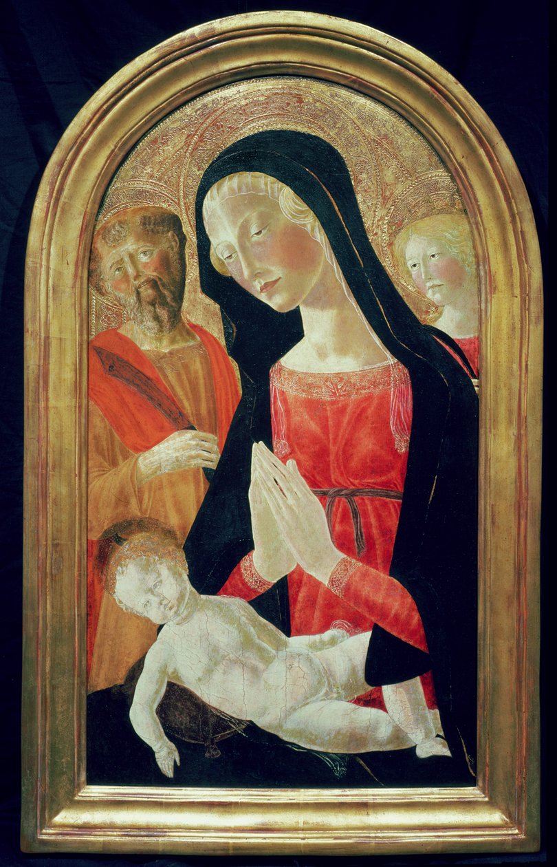 Madonna a dítě (tempera na panelu) od Neroccio di Landi