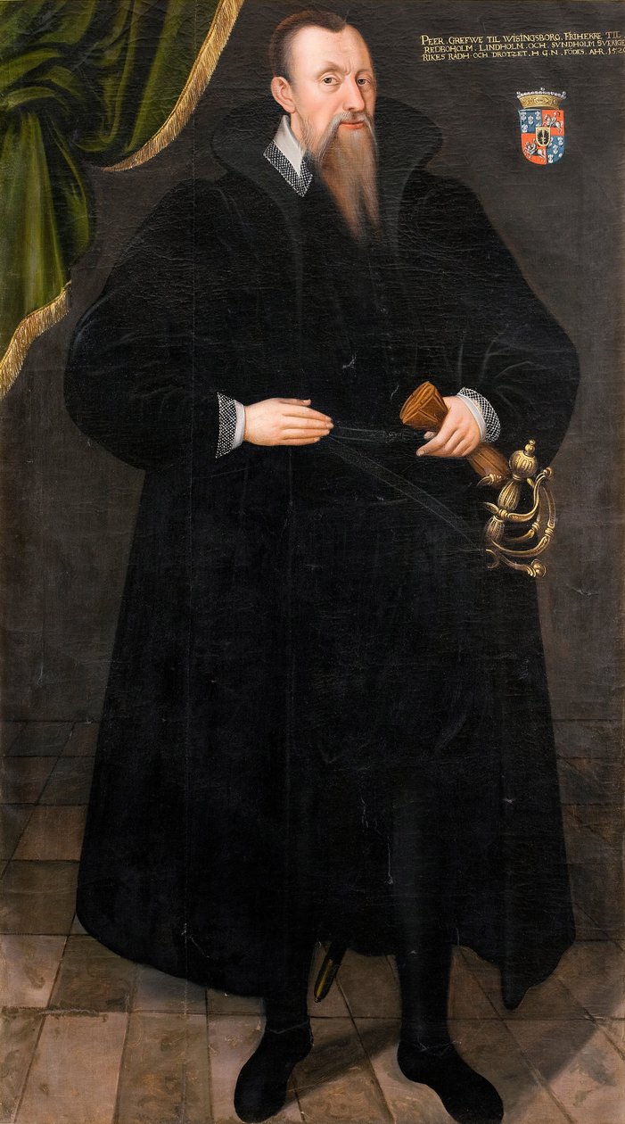 Maršál hrabě Per Brahe starší, kolem roku 1581 od Netherlandish School