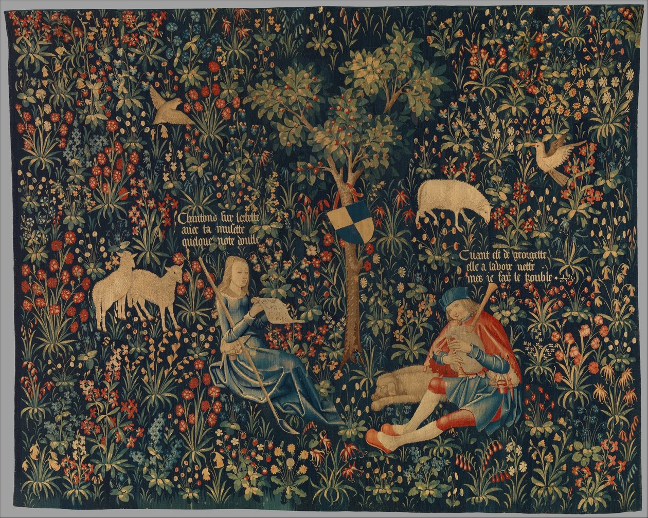 Pastýř a pastýřka tvoří hudbu, c.1500-30 od Netherlandish School