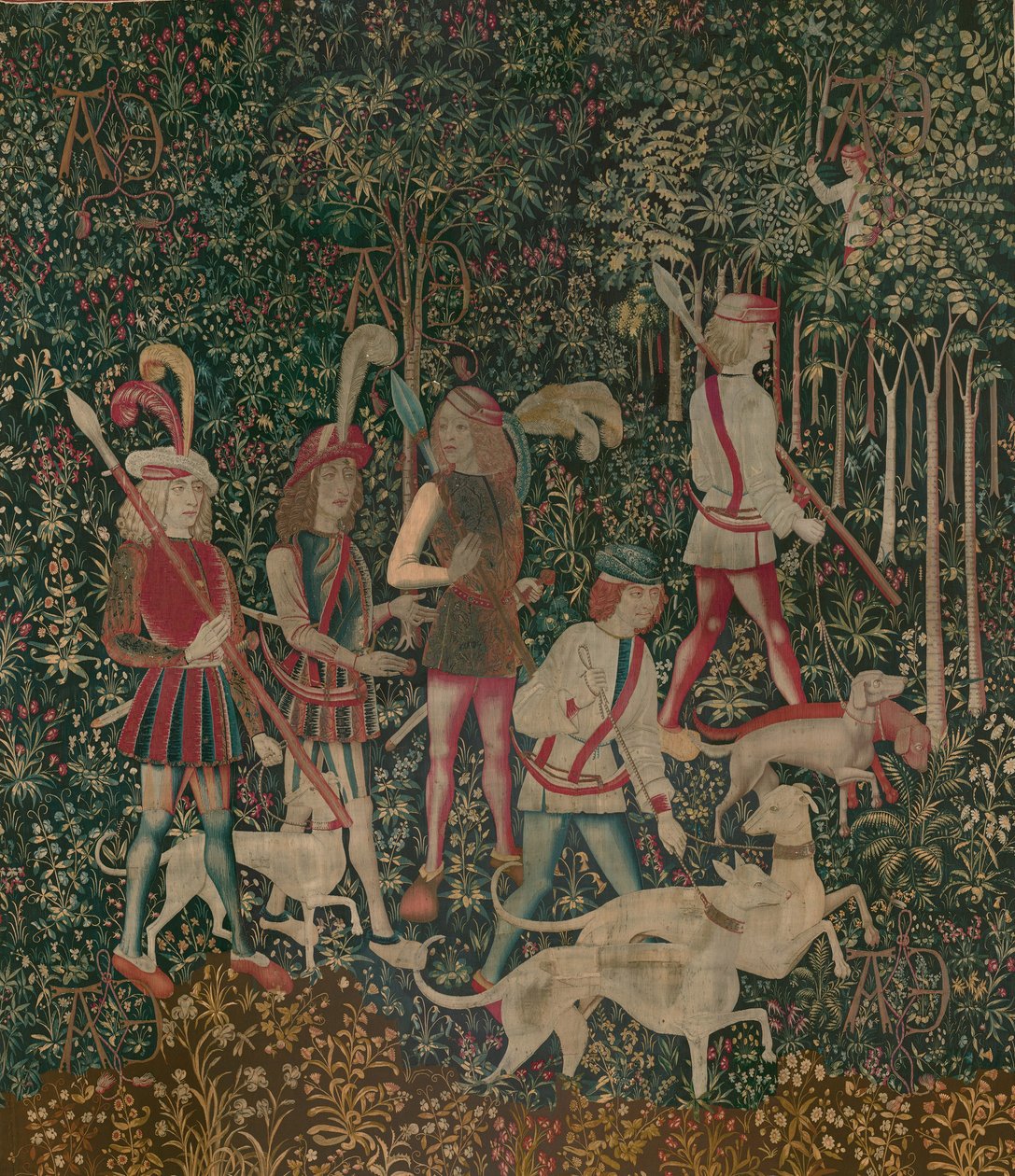 Lovci vstupují do lesů, cca 1500 od Netherlandish School