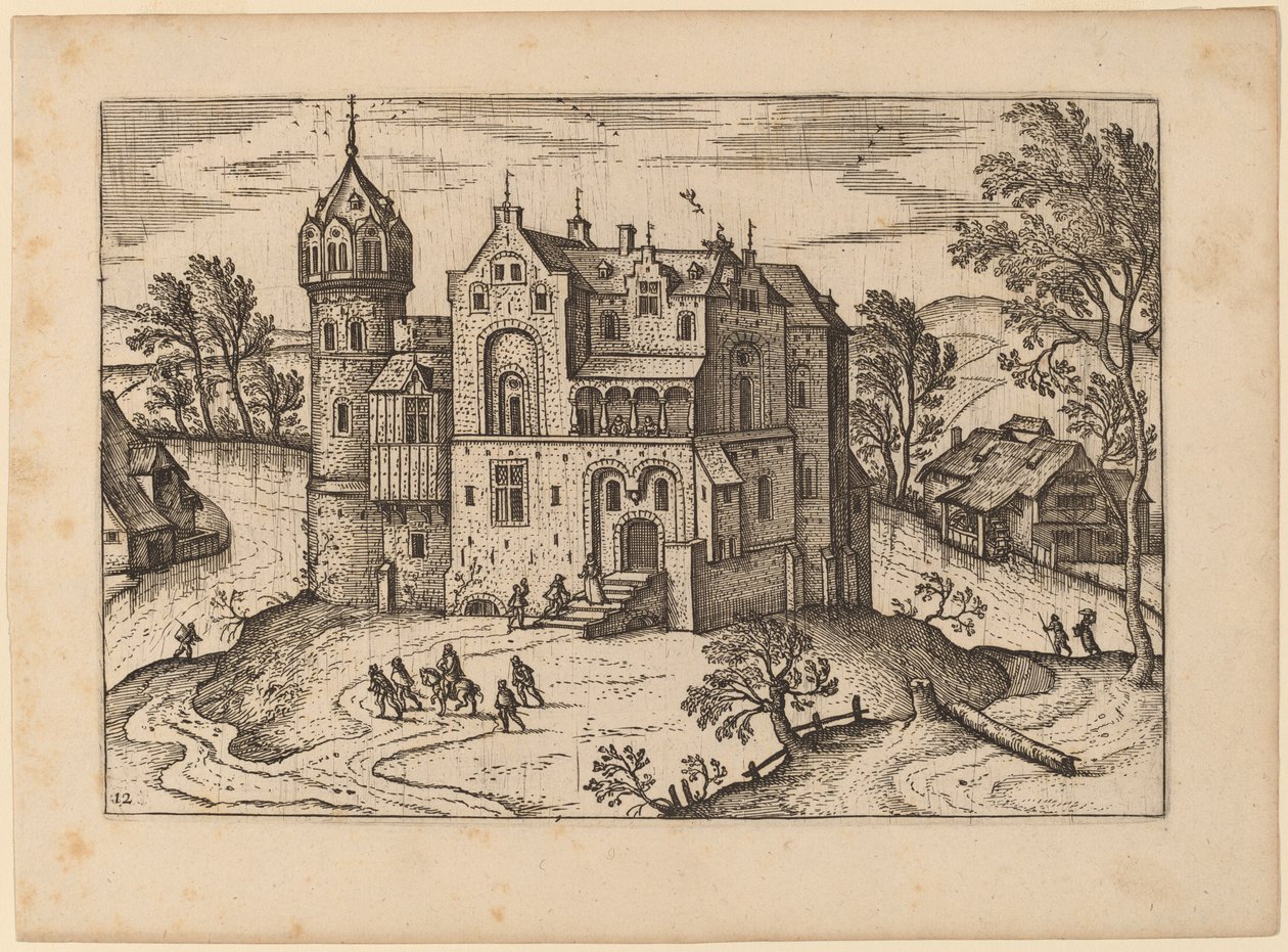 Hrad u řeky od Netherlandish 16th Century