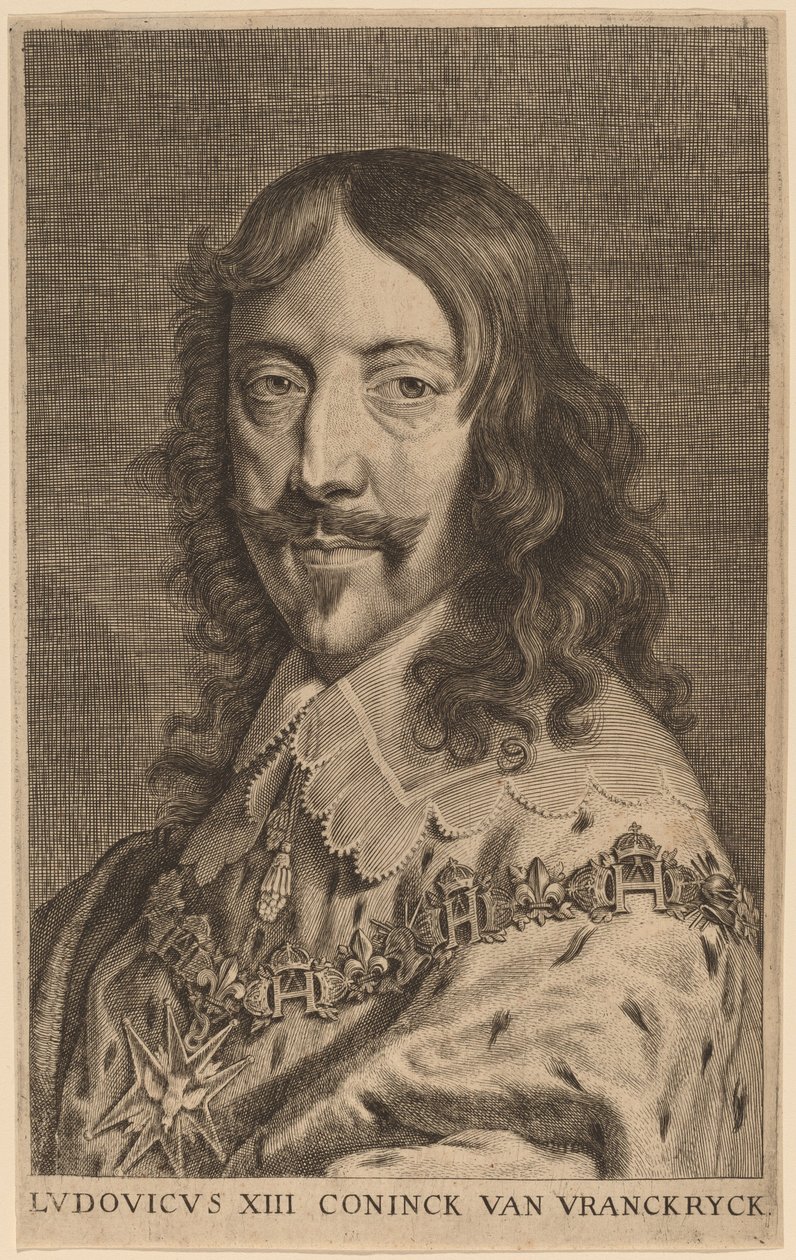 Ludvík XIII od Netherlandish 17th or 18th Century