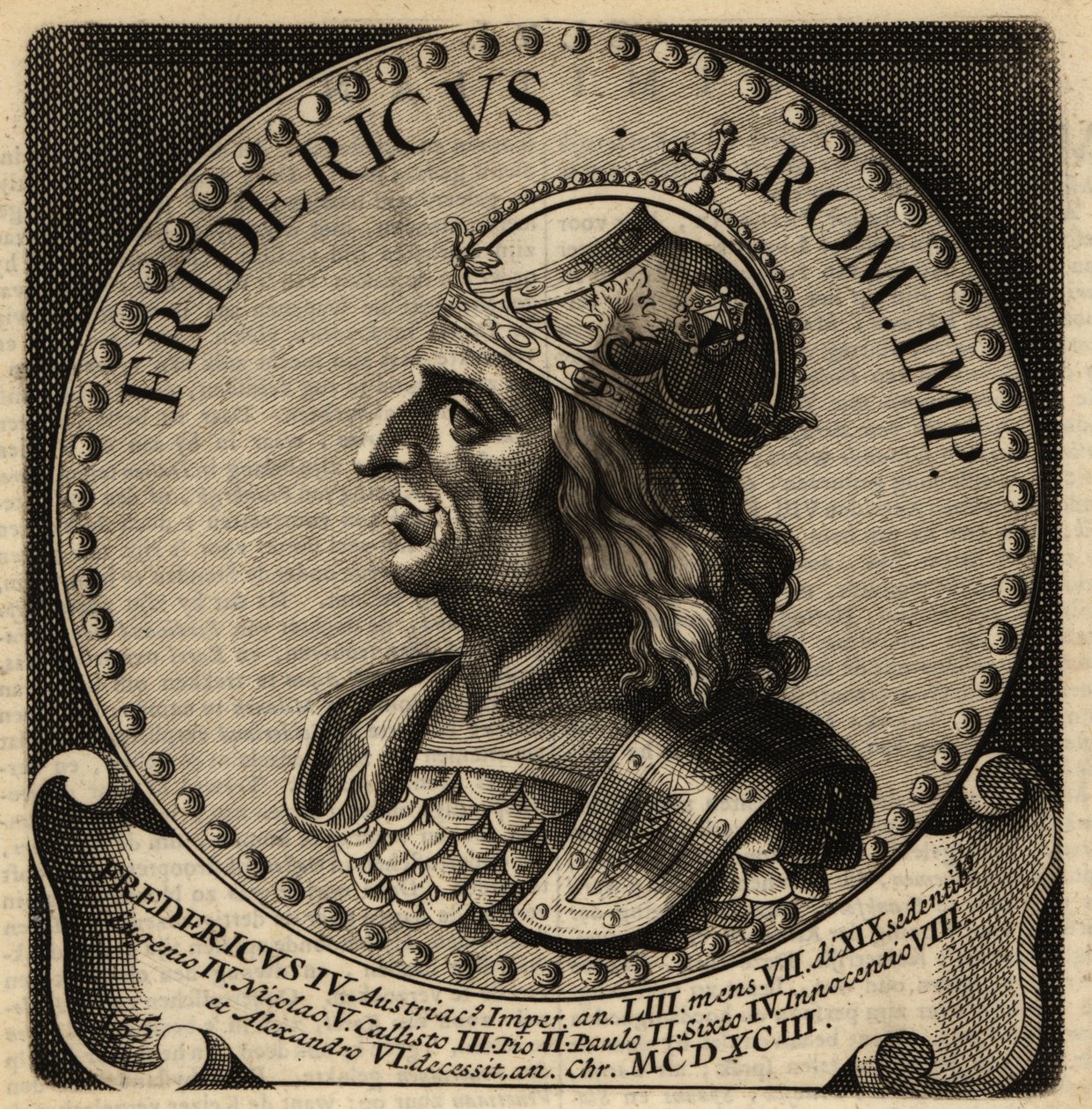 Císař Svaté říše římské Fridrich III. od Netherlandish School