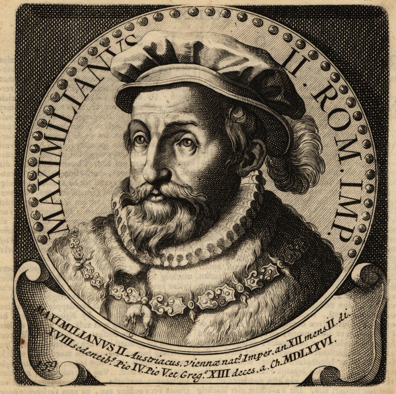 Císař Svaté říše římské Maxmilián II. od Netherlandish School