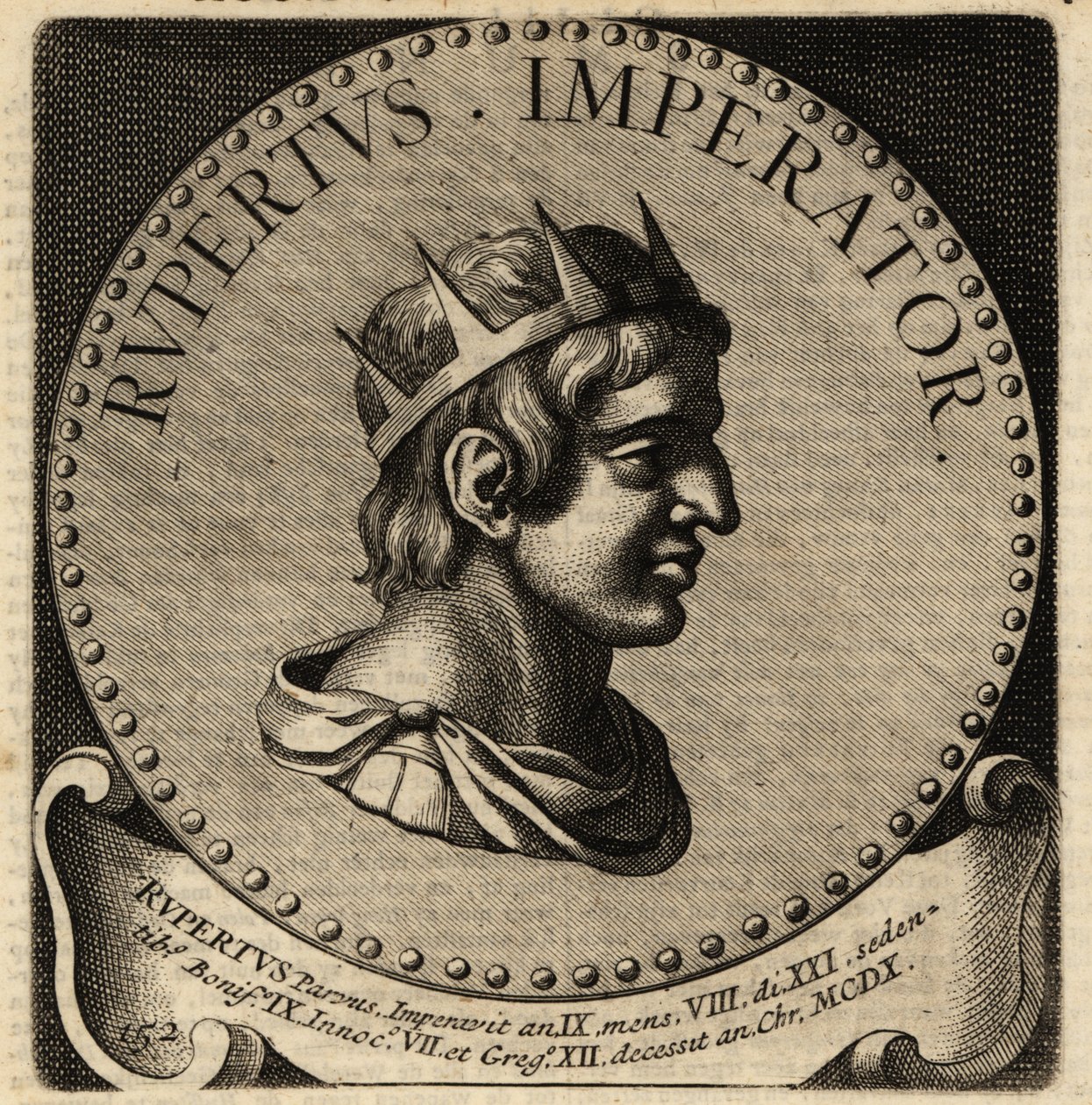 Císař Svaté říše římské Rupert. od Netherlandish School
