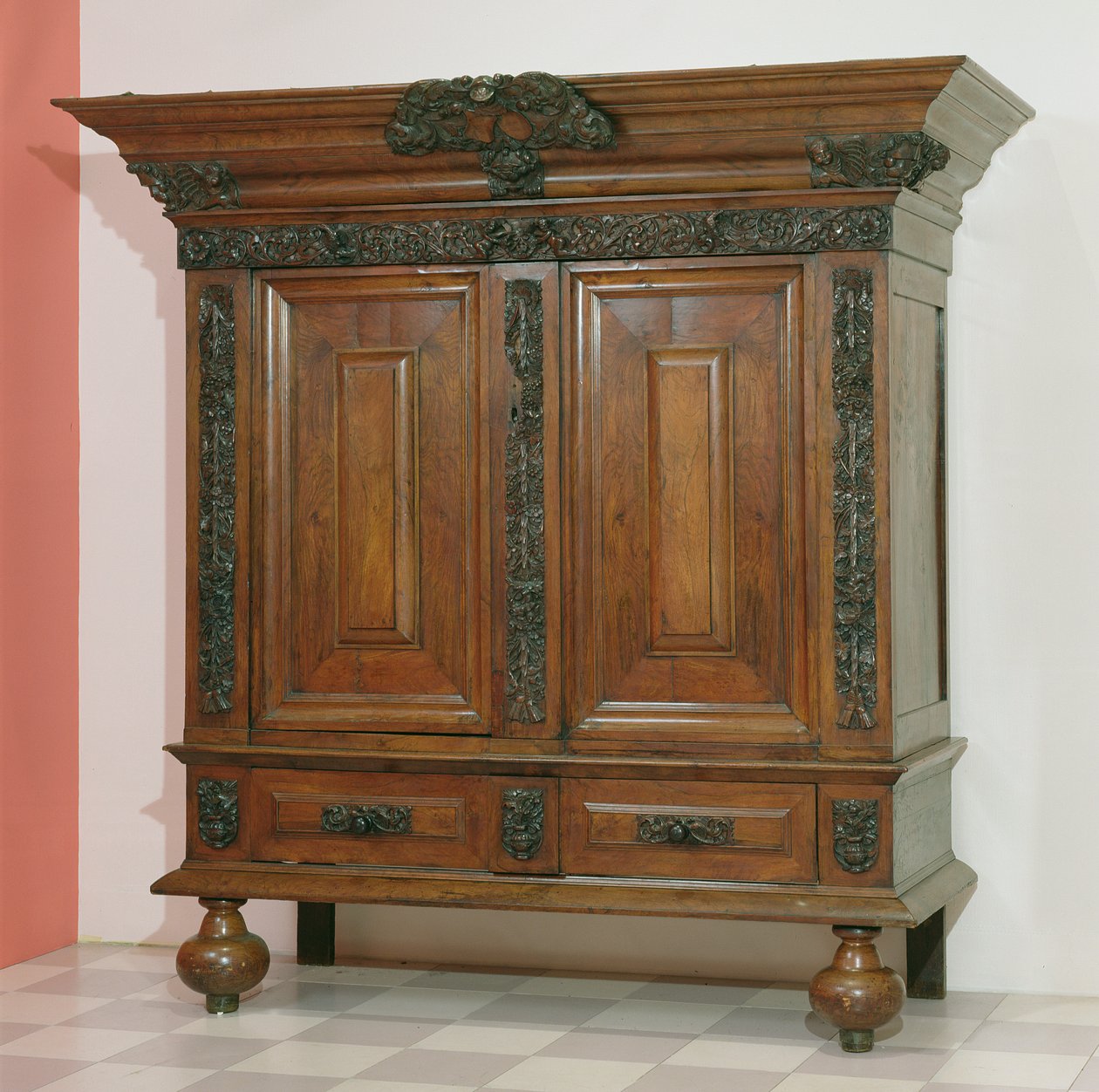 Kas, cca 1675-1700 (ořech a dub) od Netherlandish School