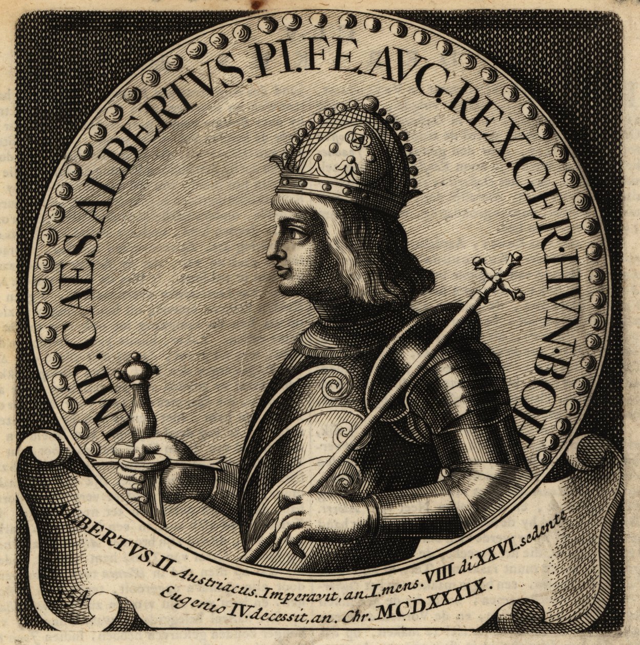 Německý král Albert II. od Netherlandish School