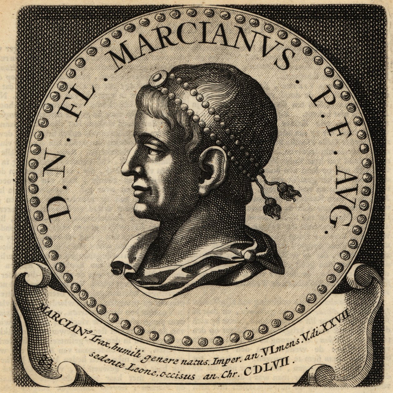 Portrét římského císaře Marciana. od Netherlandish School