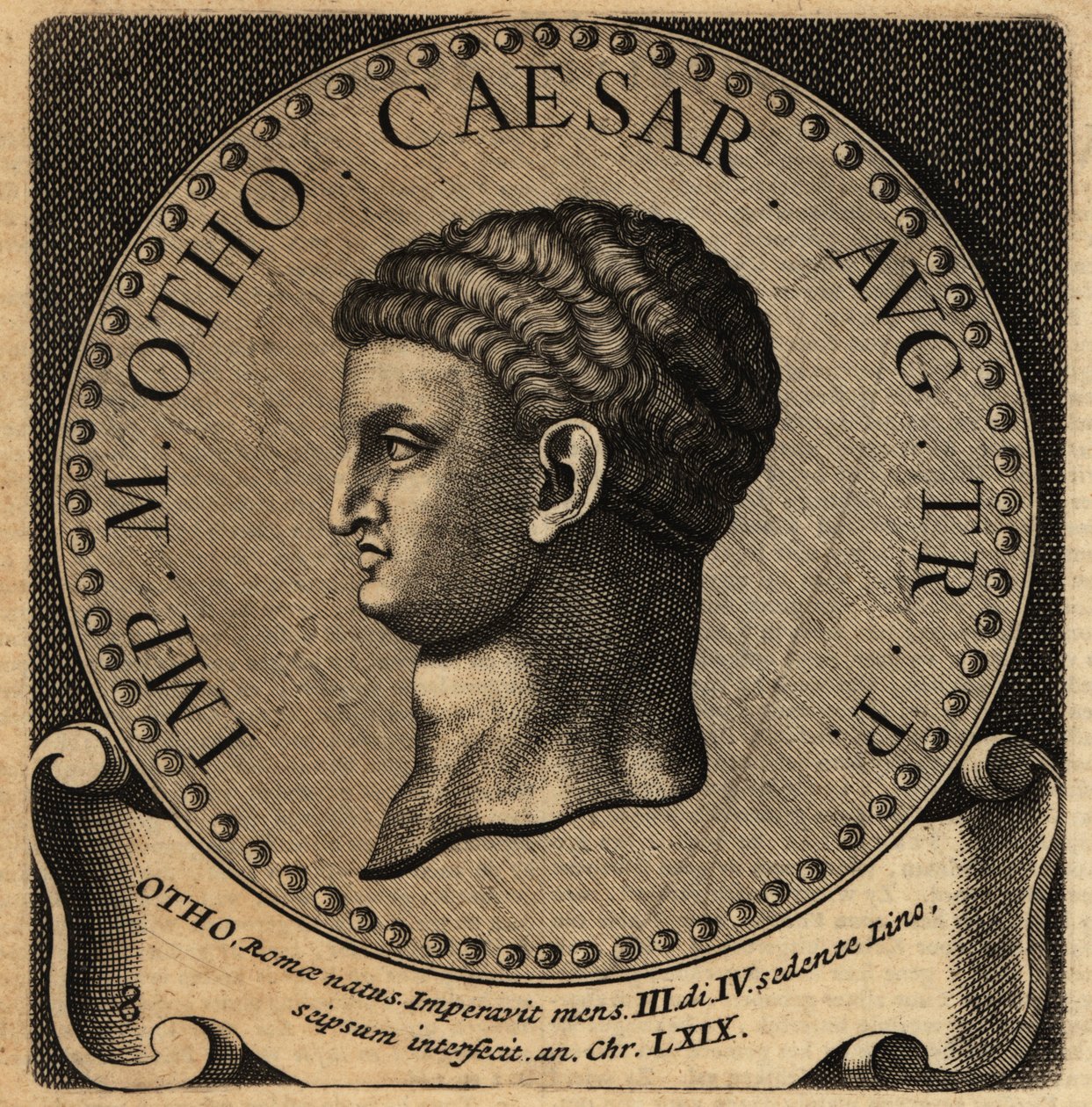 Portrét římského císaře Otho. od Netherlandish School