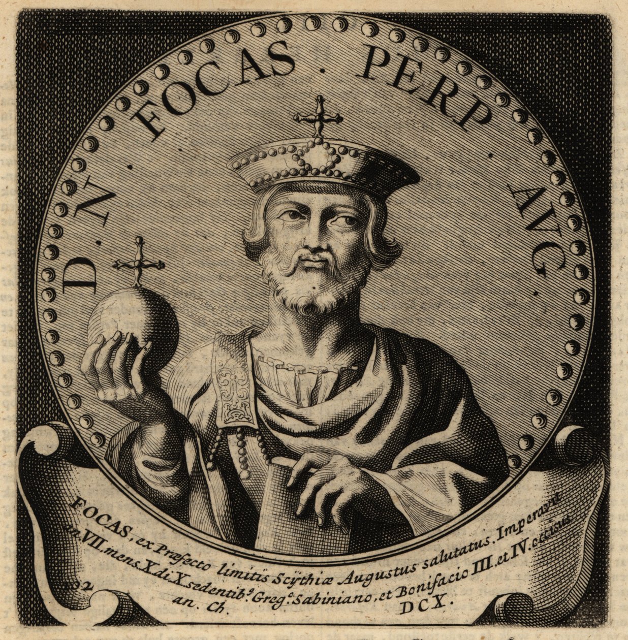 Portrét římského císaře Phoka. od Netherlandish School