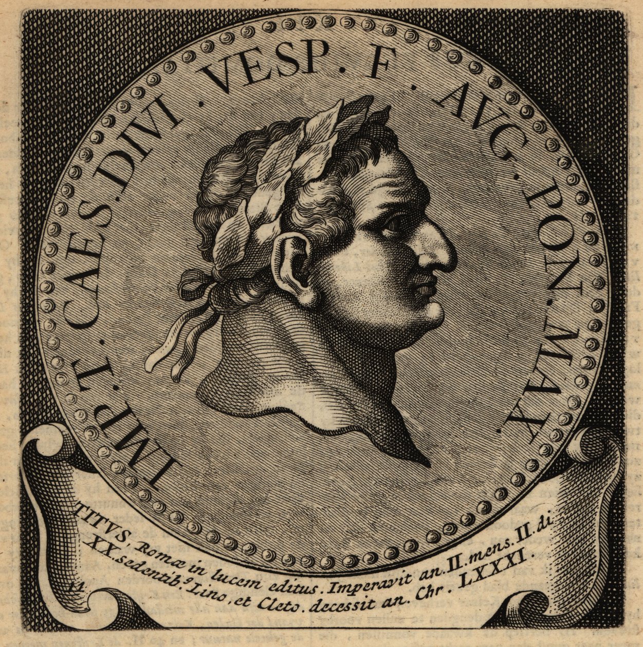 Portrét římského císaře Tita. od Netherlandish School