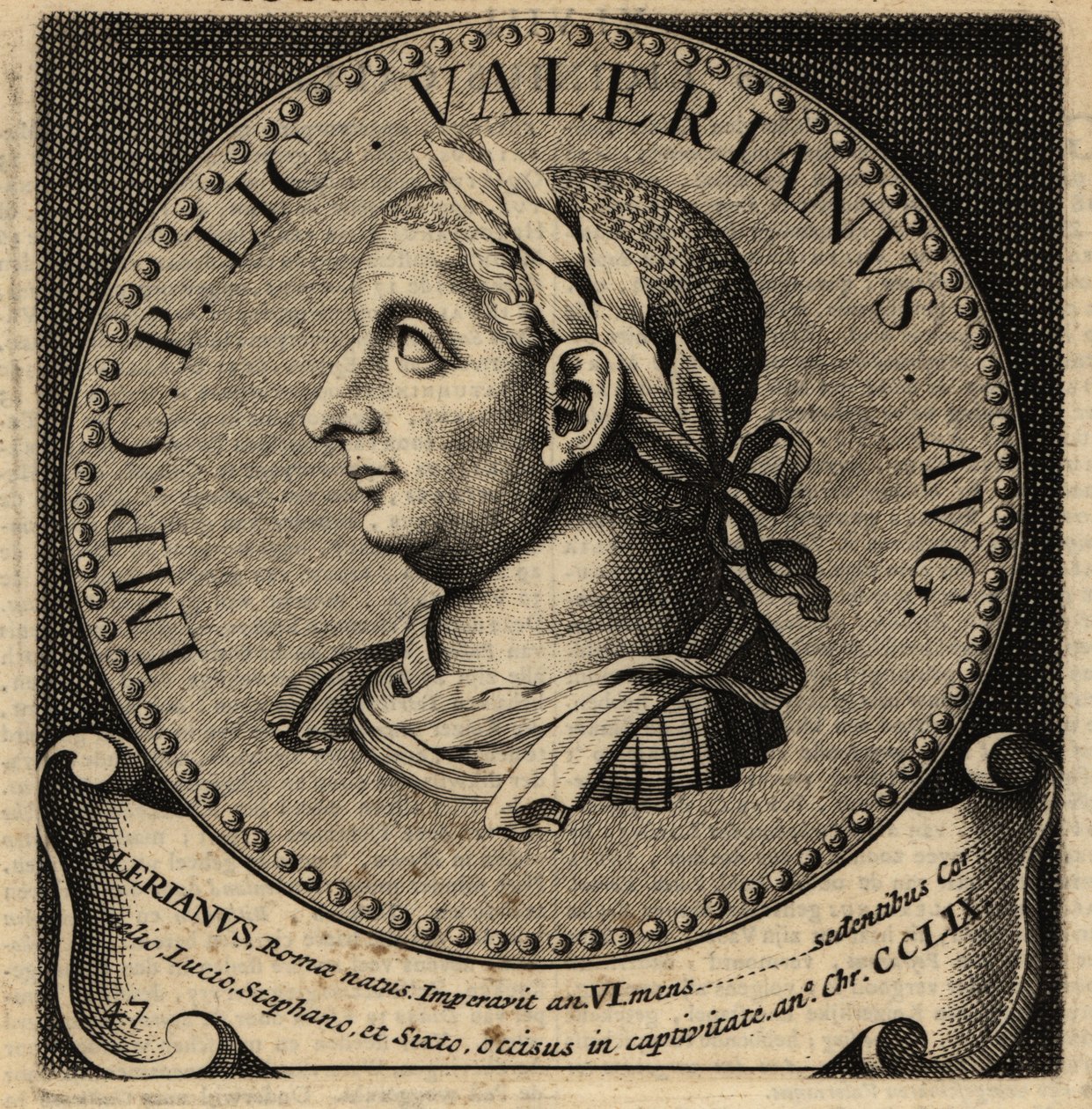 Portrét římského císaře Valeriana. od Netherlandish School