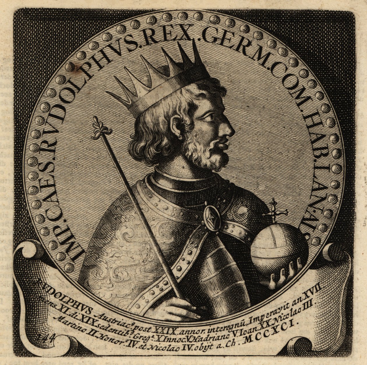 Rudolf I., král německý. od Netherlandish School