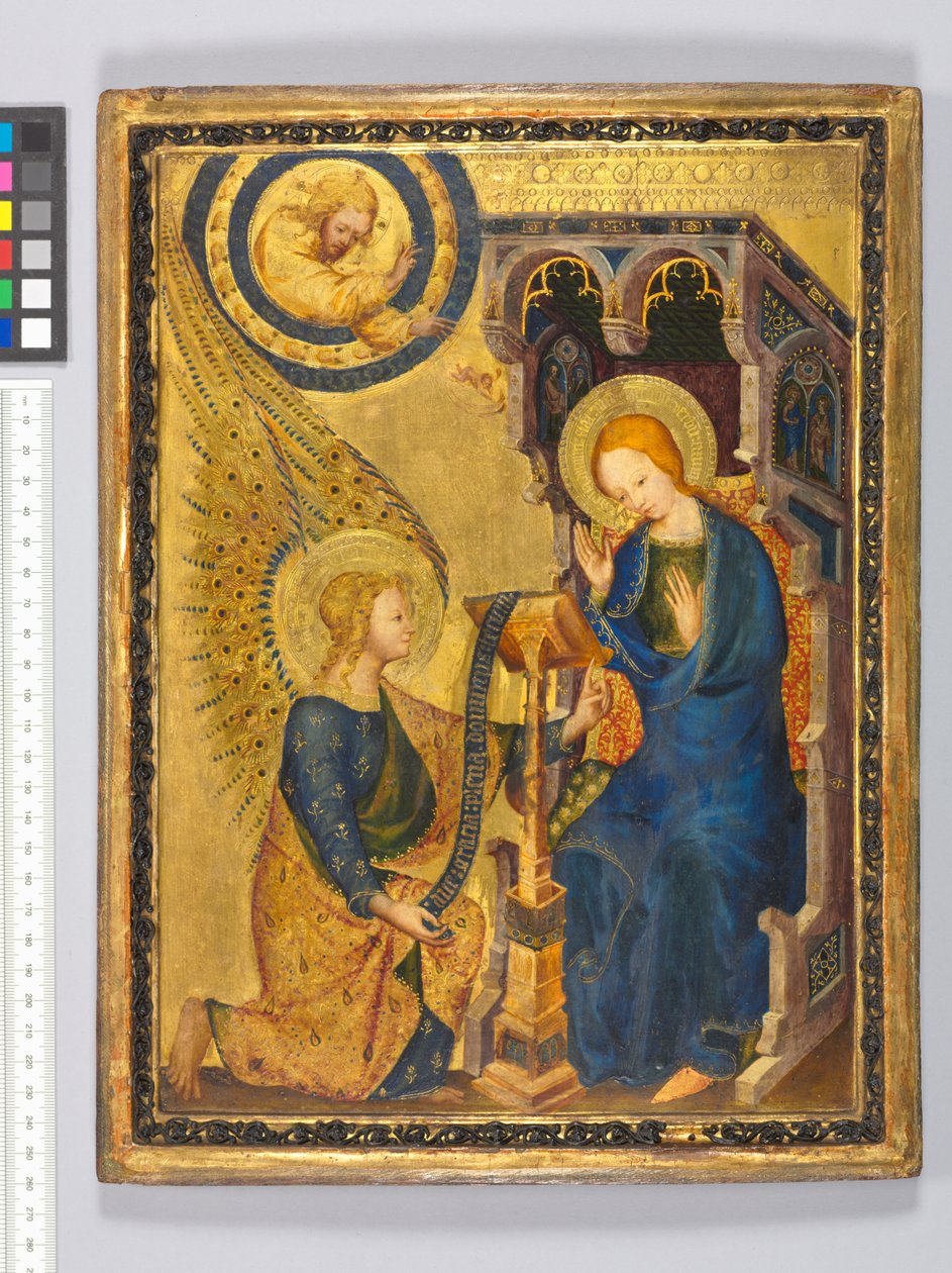 Zvěstování, kolem roku 1380 od Netherlandish School
