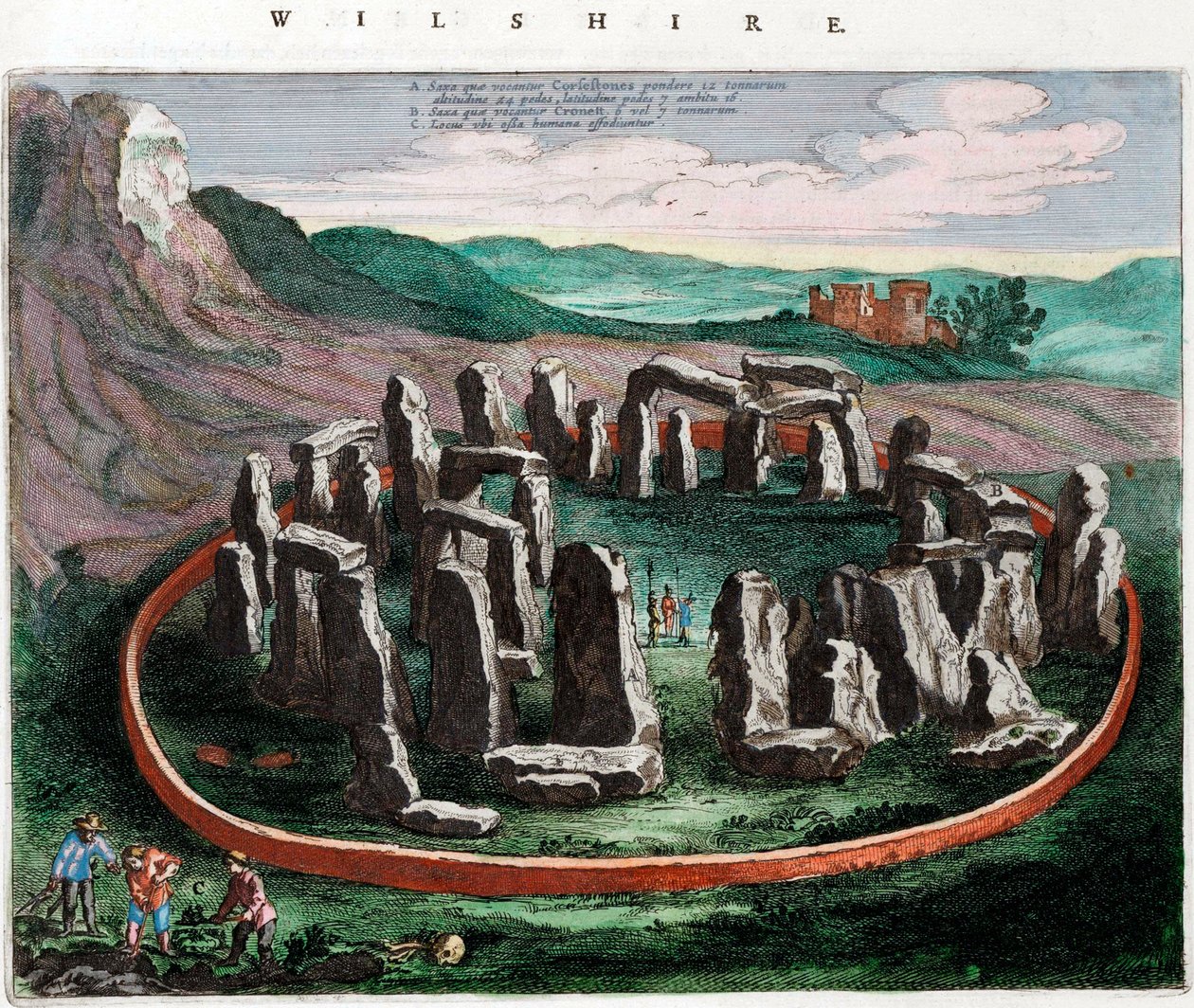 Pohled na Stonehenge od Netherlandish School