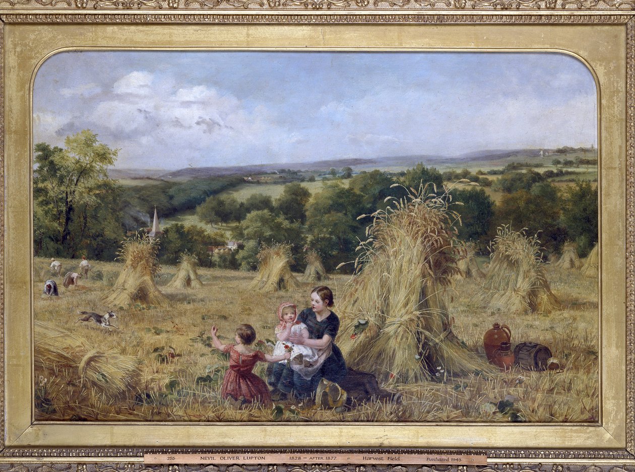 Dožínkové pole, 1857-1858 od Nevil Oliver Lupton
