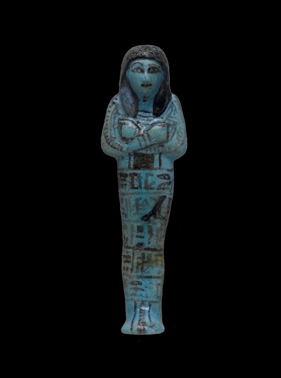 Shabti z Riye, 19.-20. dynastie (fajáns) od New Kingdom Egyptian