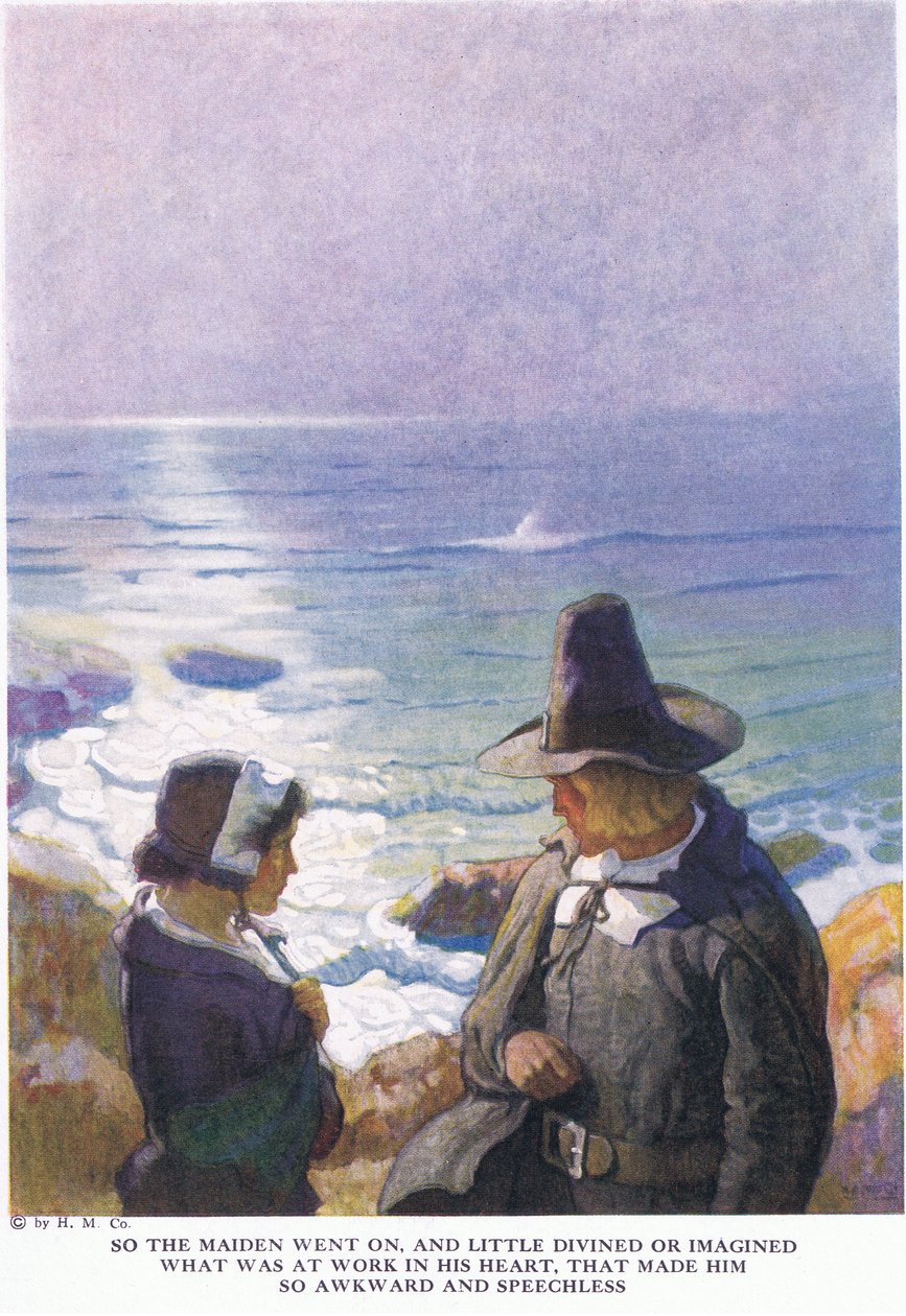 Dívka tedy pokračovala a jen málo věštila nebo si představovala od Newell Convers Wyeth