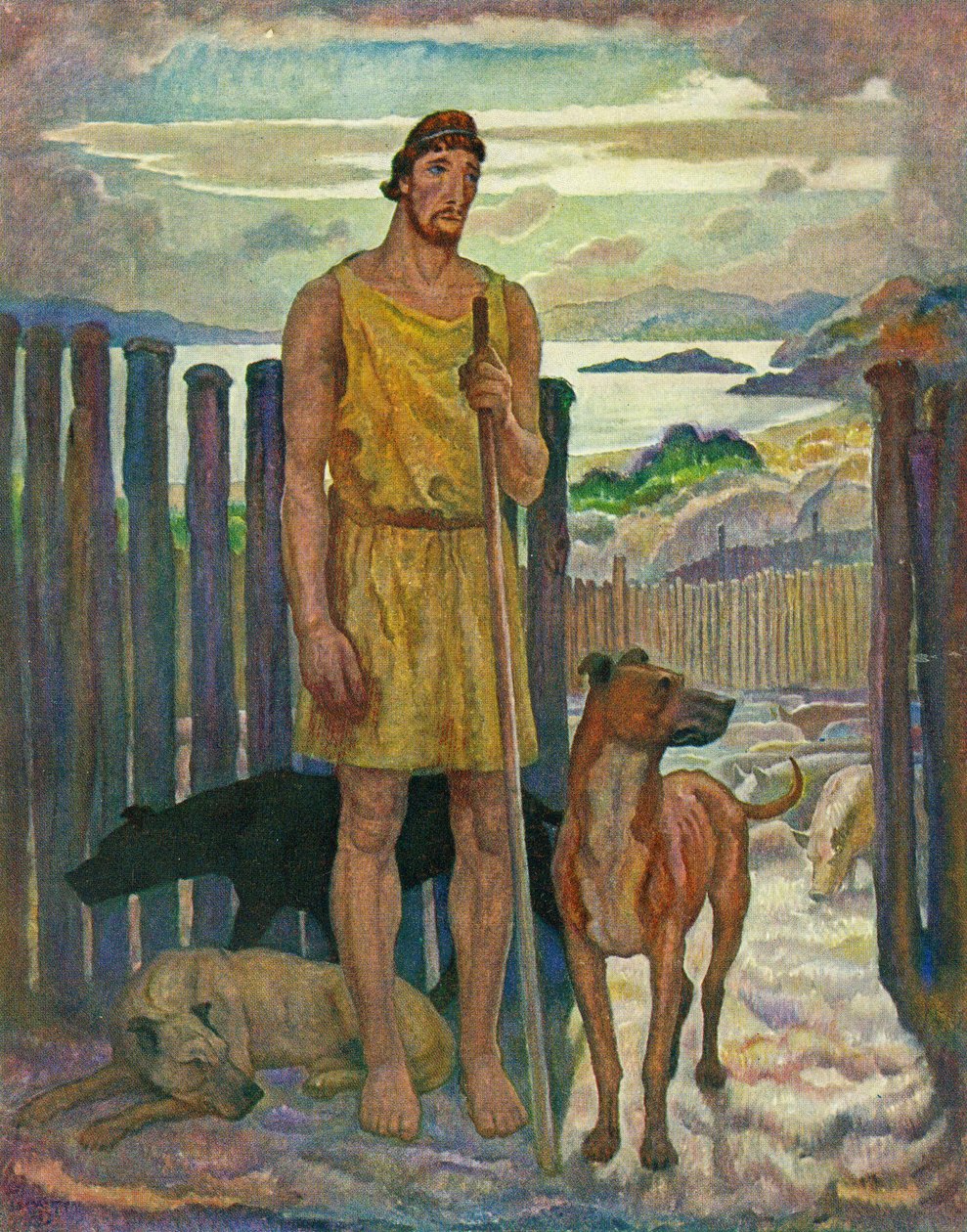 Eumaeus, pastevec vepřů od Newell Convers Wyeth