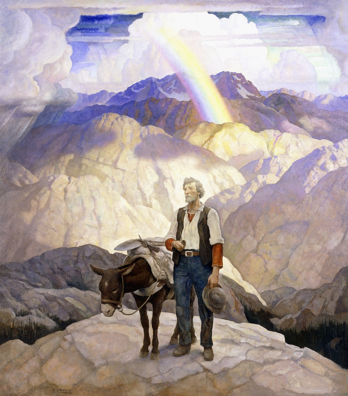 Hledač od Newell Convers Wyeth