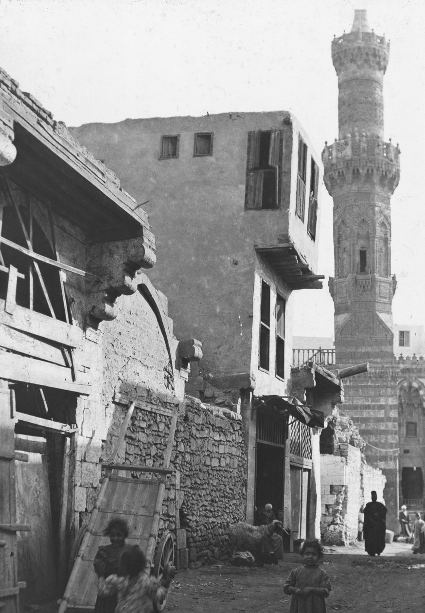 Ulice v Káhiře, Egypt, c1890 od Newton and Co