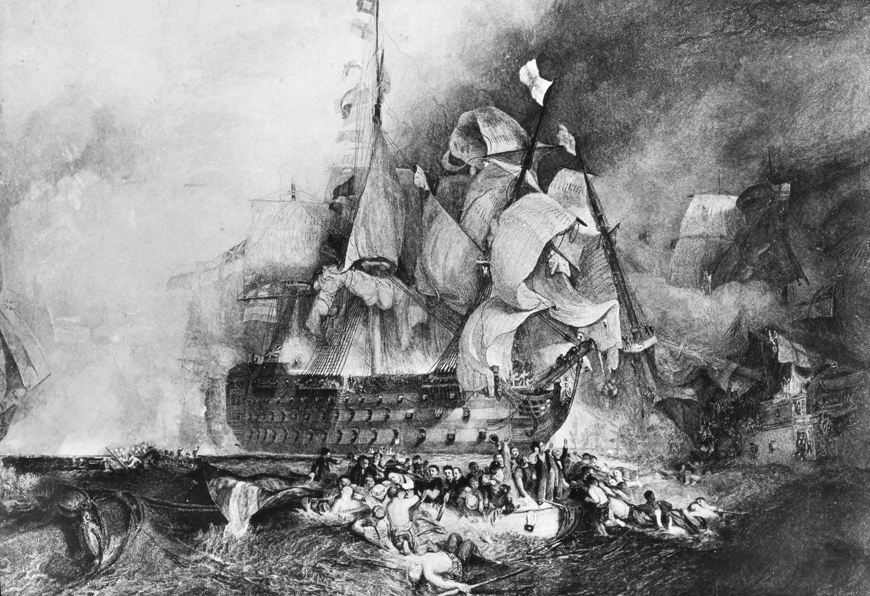 HMS Victory, britská válečná loď, c1805 od Newton and Co