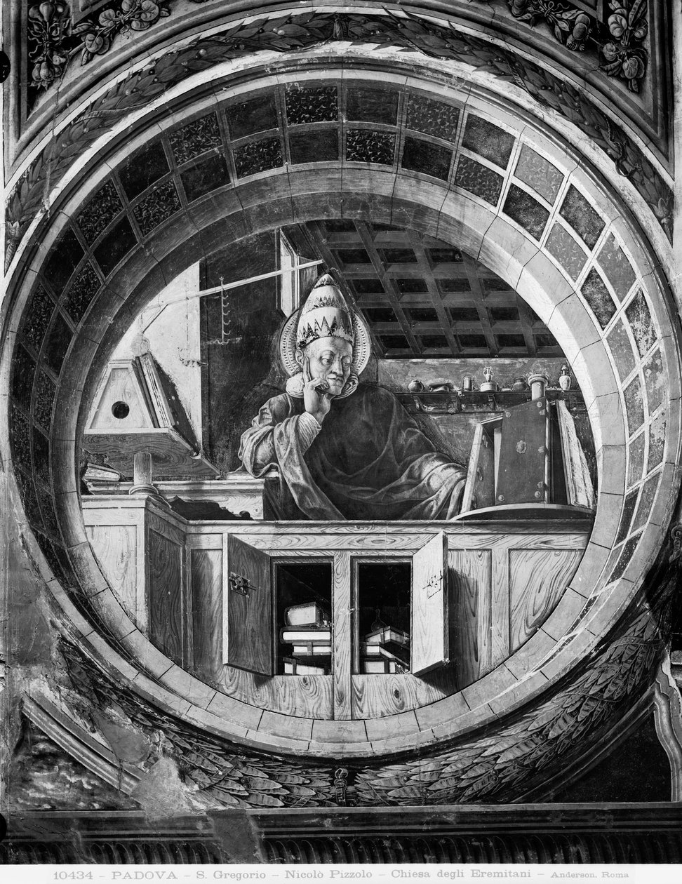 St. Gregory, c.1450-52 (freska) od Niccolò Pizzolo